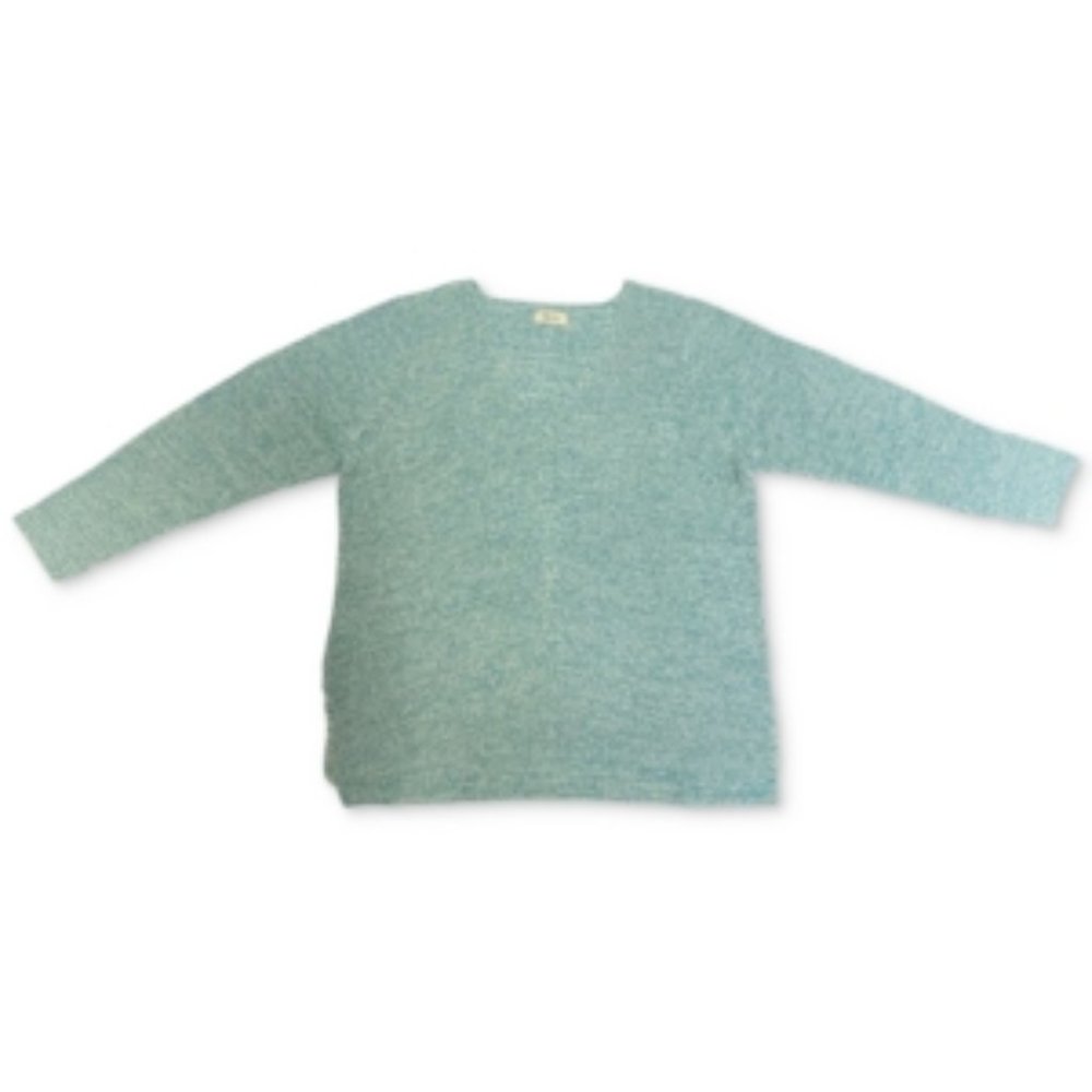 Style&Co Core Fashion Green Deep V Neck Long Sleeve Women’s Plus Sweaters 0X NWT